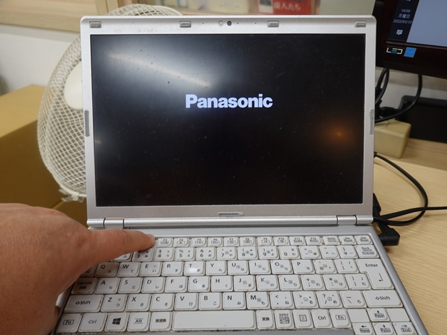 PanasonicレッツノートLet's Note CF-SZ6を工場出荷状態に初期化する